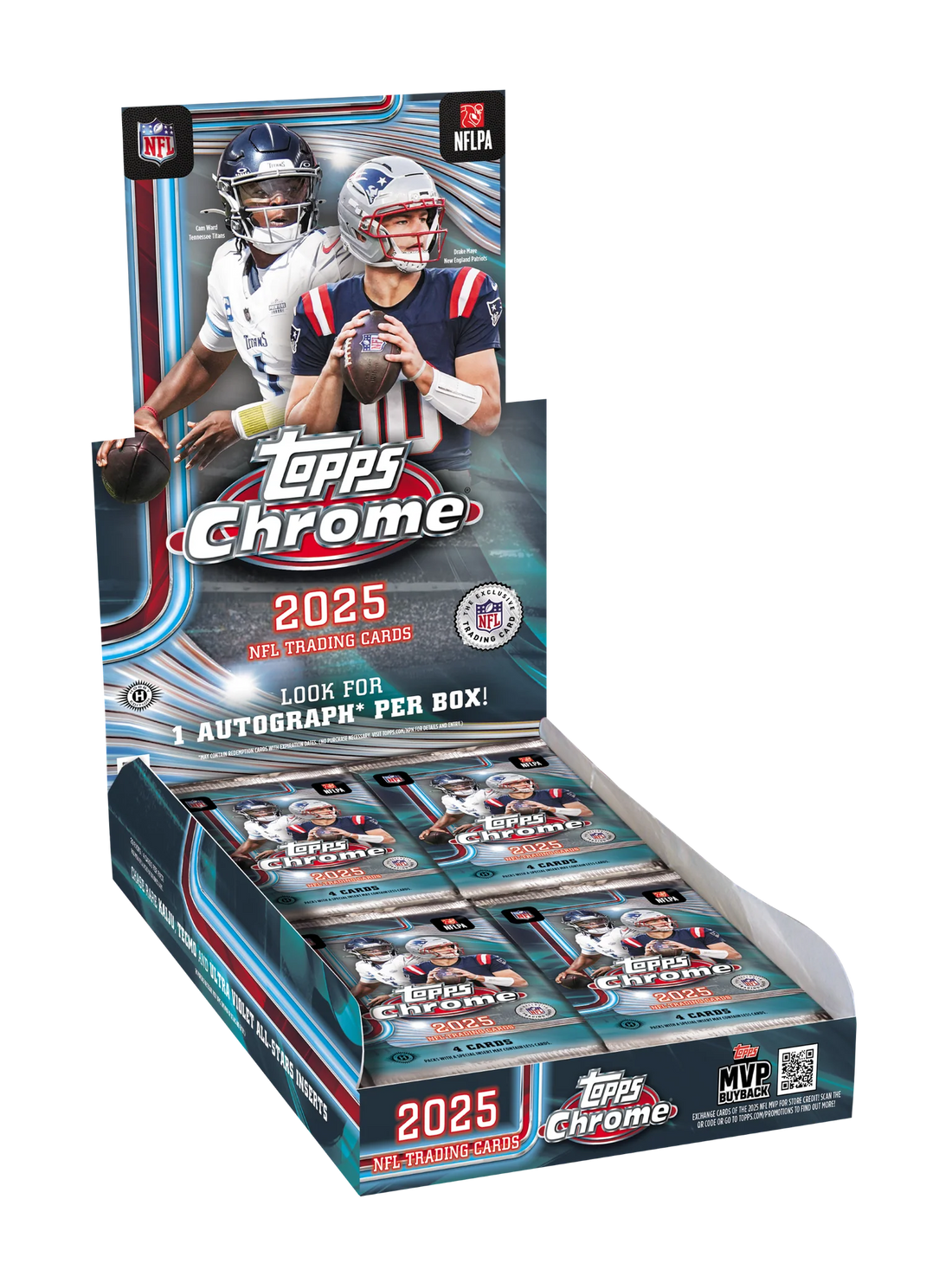 2025 Topps Chrome NFL - Hobby Box