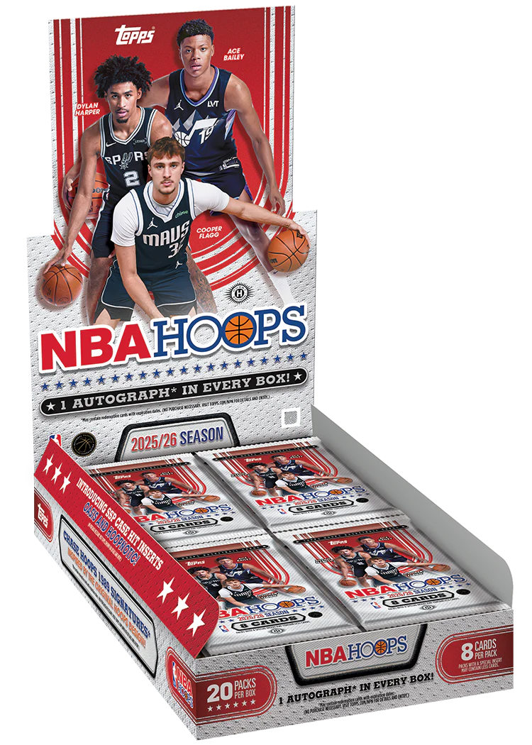 2025-26 Topps NBA Hoops - Hobby Box