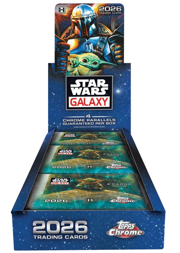 2026 Topps Star Wars Chrome Galaxy Hobby - 12-Box Case