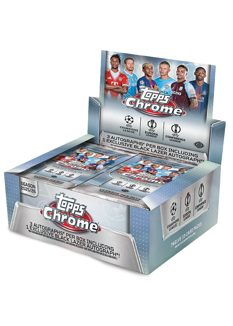 2025-26 Topps Chrome UEFA Club Competitions - Jumbo Box