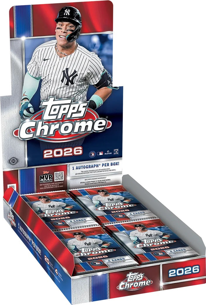 2026 Topps Chrome MLB - Hobby Box