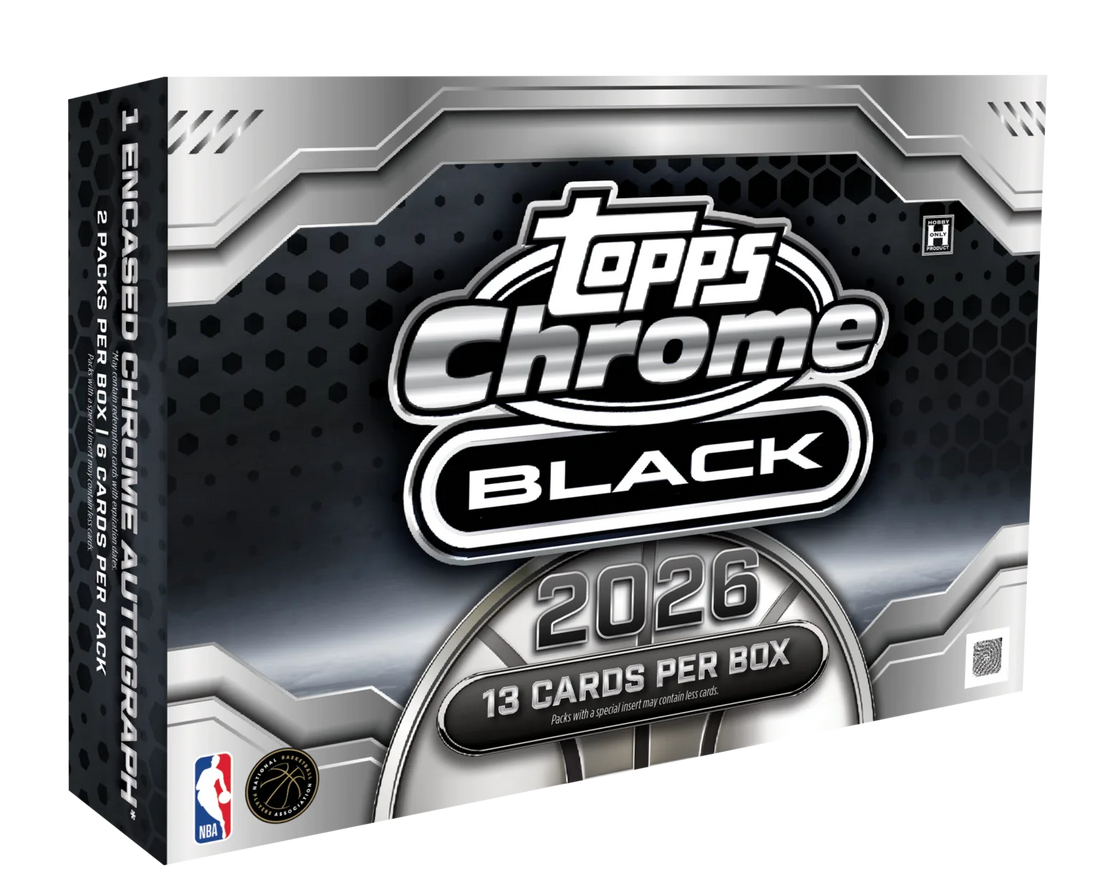 2025-26 Topps Chrome Black NBA - Hobby Box