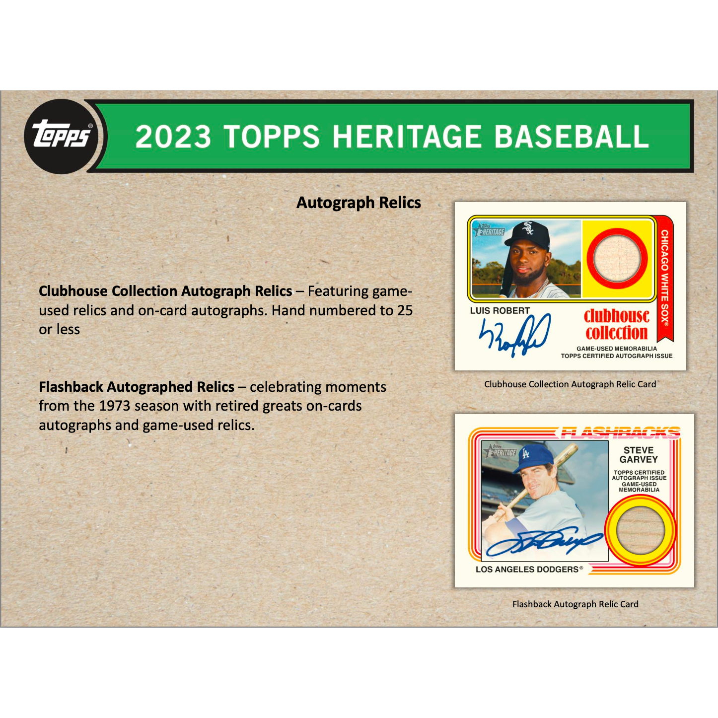 2023 Topps Heritage Baseball Value Box– The Sandlot Sports
