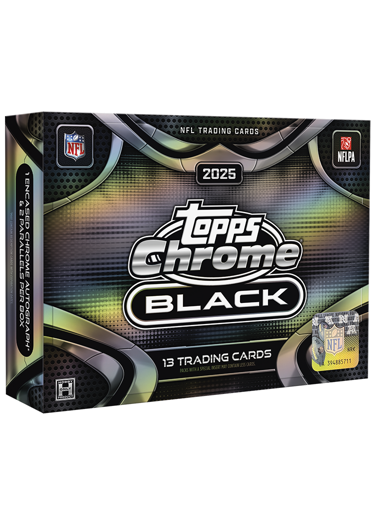 2025 Topps Chrome Black NFL - Hobby Box