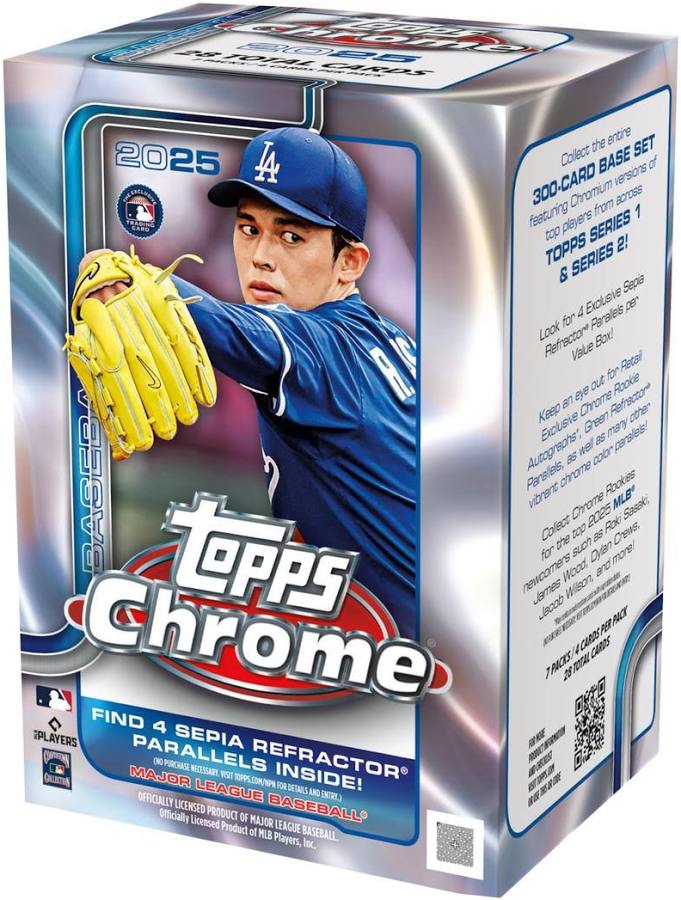 2025 Topps Chrome MLB - Value Box